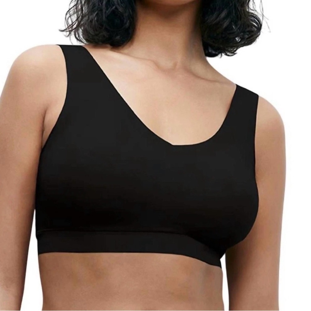 NWT CHANTELLE Softstretch Padded V-Neck Bra Size XS/S C16A10 $62